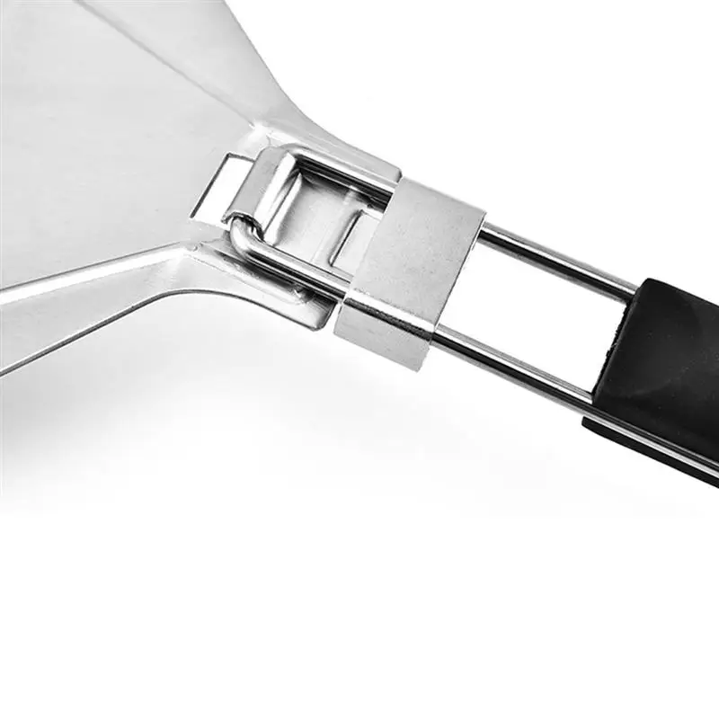 Большой нескользящий складной лопатка для торта печенья из нержавеющей стали