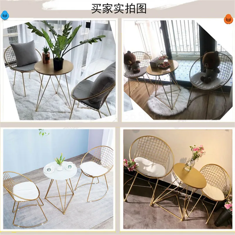 Скандинавский стул Ins маленькие круглые столы и стулья современный домашний