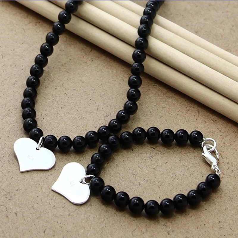 Новые модные наборы свадебных ювелирных изделий из стерлингового серебра 925