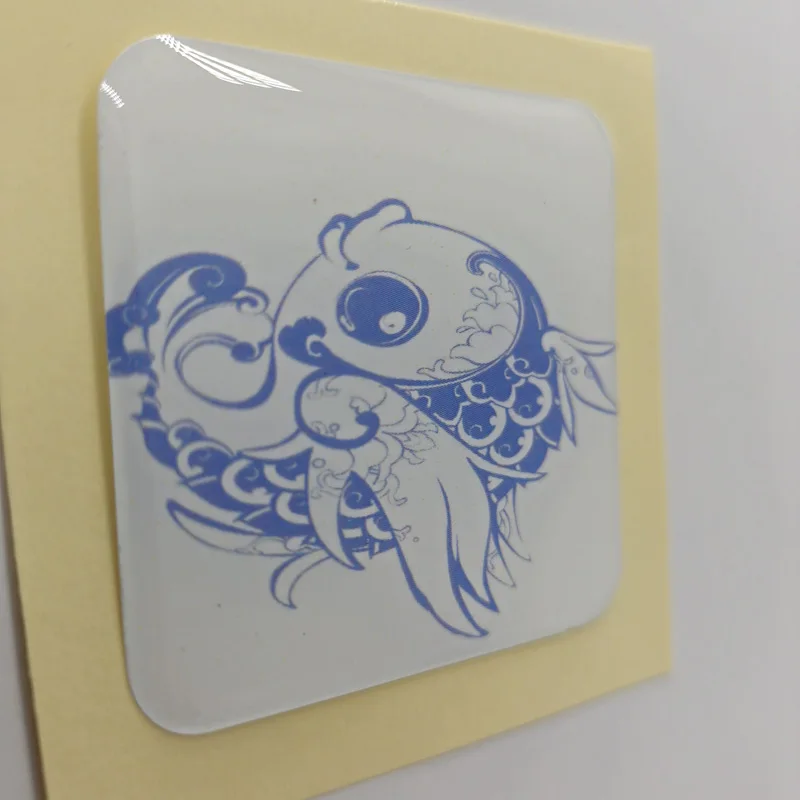 

Hot selling cheap custom logo waterproof epoxy resin dome sticker
