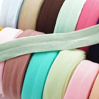3420mm fold over elastic ribbon elastic band multirole spandex ribbon sewing lace fabric band garment accessory 5yards