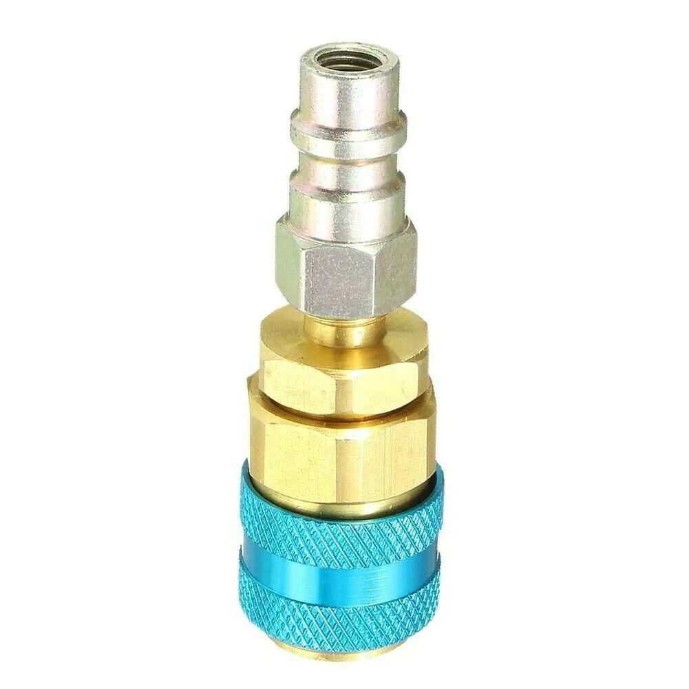 

Compatible R134 Car A/C Air Condition Low Side Quick Coupler Extension Adapters Car Add Fluorine 14mm