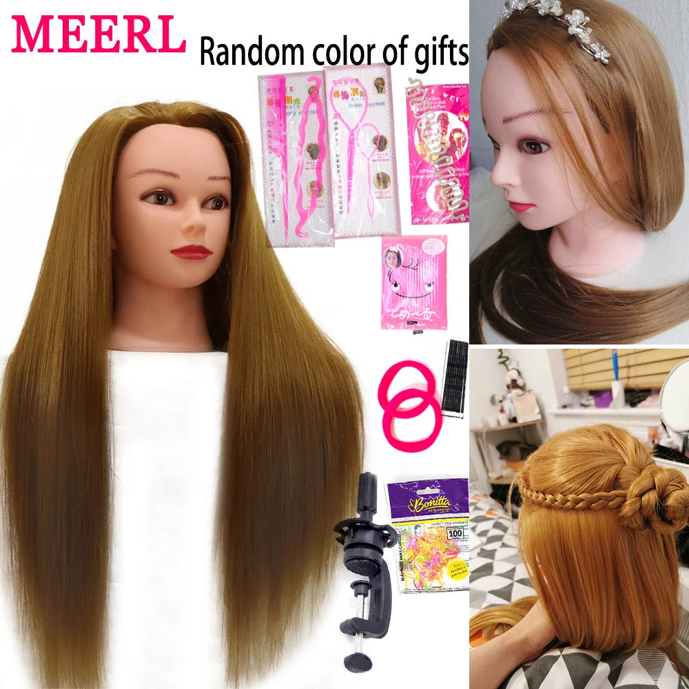 

Mannequin Head For Hairstyles 65cm Professional Styling Head For Practice Nice Dummy Training Doll Head For Hairstyling Braiding
