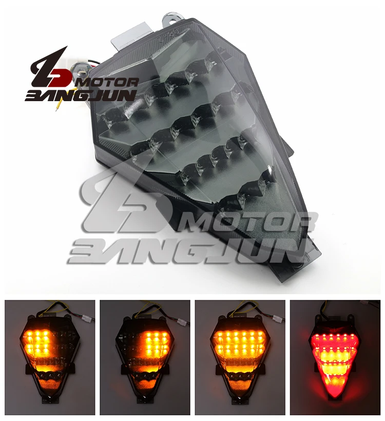

Motorcycle accessories Tail lamp Signal Lamp Brake Light With Turn signal For YAMAHA YZF R6 2008-09-10-11-2015 LED