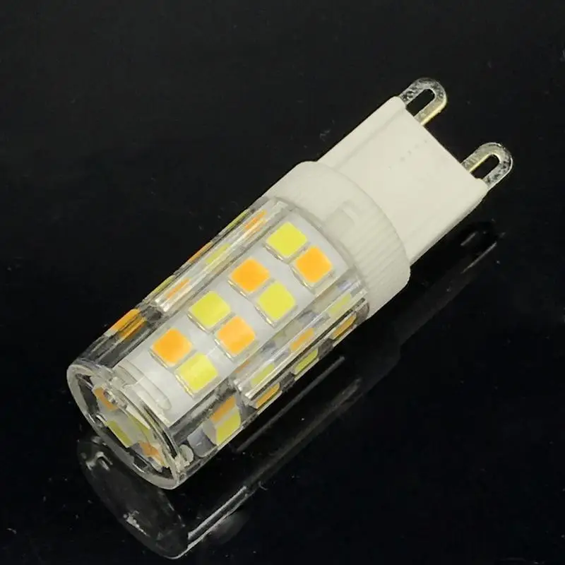 

Керамический светодиодный светильник с регулируемой яркостью, трехцветная меняющаяся крышка ПК G4 G9 E14 7 Вт 220 В лм SMD2835