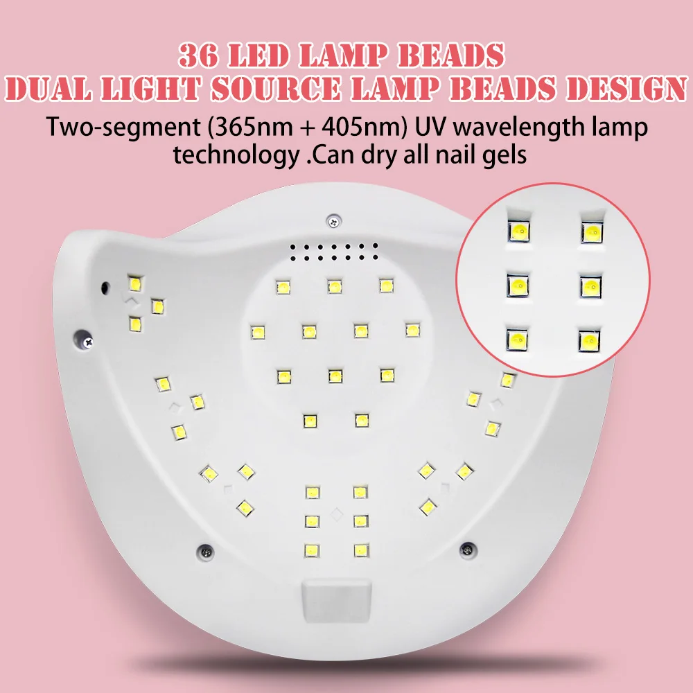 LKE Сушилка для ногтей 120 Вт солнечные X светодиодная УФ лампа всех Гель лак с