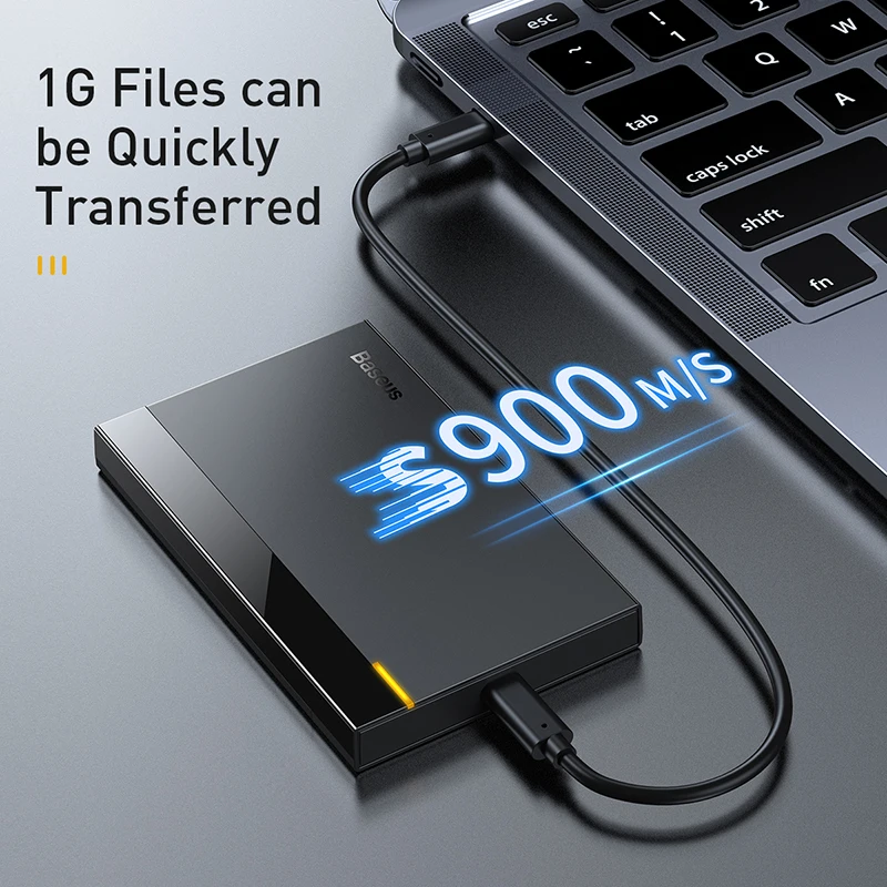 

Baseus Full Speed Series 2.5" HDD Enclosure SSD case SATA to USB 3.0 Mobile 6TB Hard Drive Box Universal for SATA Hard Disk
