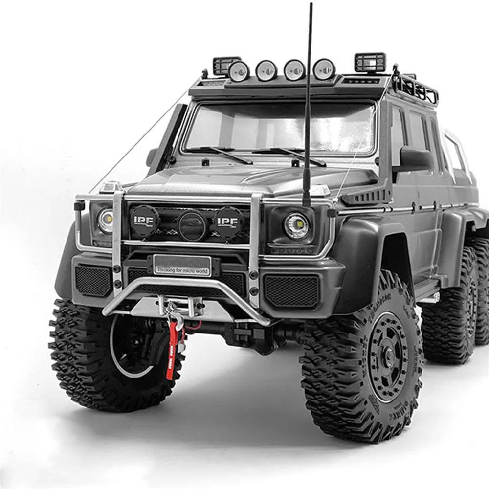 Передний бампер металлический серебристый Нижний Бампер для TRX4 TRX6 4x4 6X6 G63 G500 RC