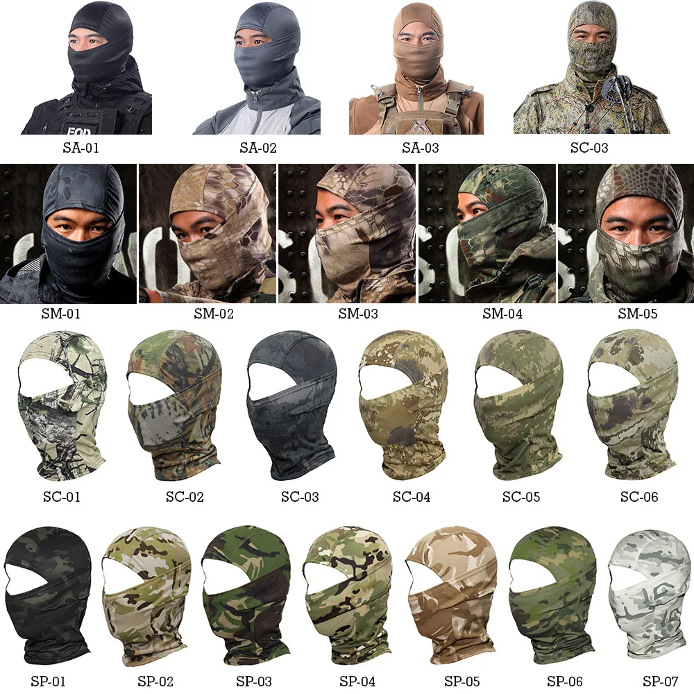 Мультикам CP, камуфляжная тактическая Балаклава, маска на все лицо, Wargame, Велоспорт, охота, армейский велосипед, военный шлем, лайнер, страйкбол, шапка, шапка