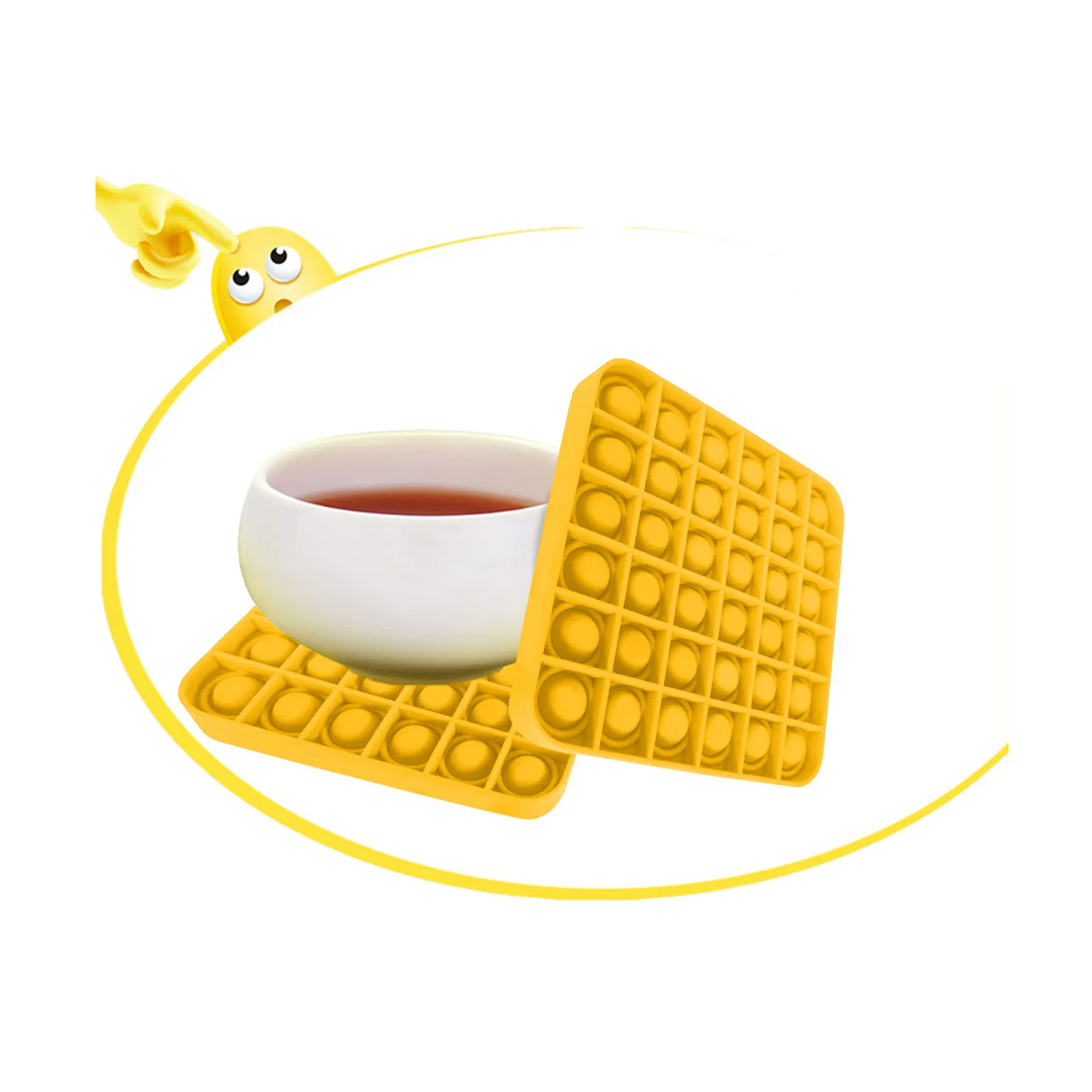 

Push Bubble Fidget Sensory Toy Autism Special Needs Stress Reliever Helps Relieve Stress and Increase Focus Soft Squeeze Toy