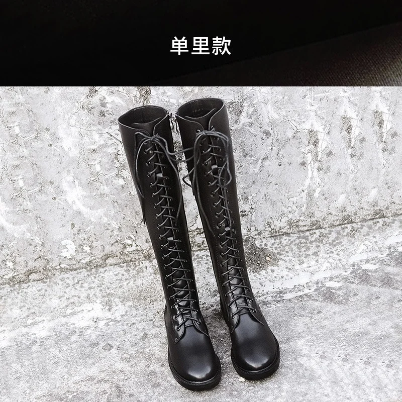 

High boots children's boots autumn Knight's boots 2021 new versatile thick heeled knee length boots Horse Boots