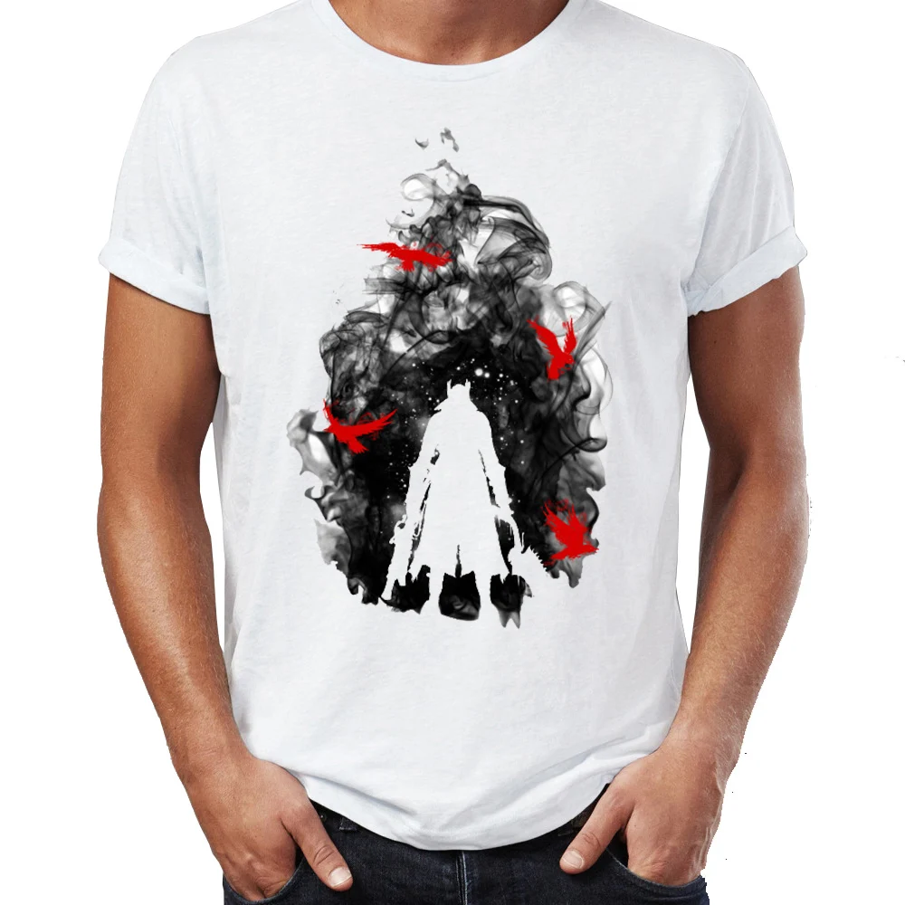 Летняя мужская футболка Bloodborne Gaming The Old Hunter Lady Maria Artsy Awesome художественная крутые