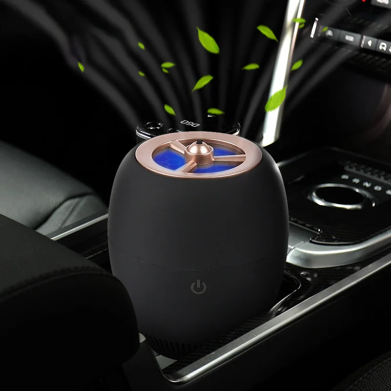USB автомобильный очиститель воздуха отрицательные ионы черный дезодорант