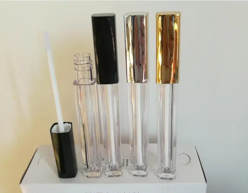 100 шт 4 5 мл пустая прозрачная трубка для блеска губ. Пластиковый Косметический