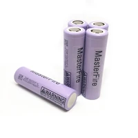masterfire 5pcslot original inr18650 f1l 18650 3 6v 3350mah lithium battery rechargeable batteries cell ximum 5a discharge