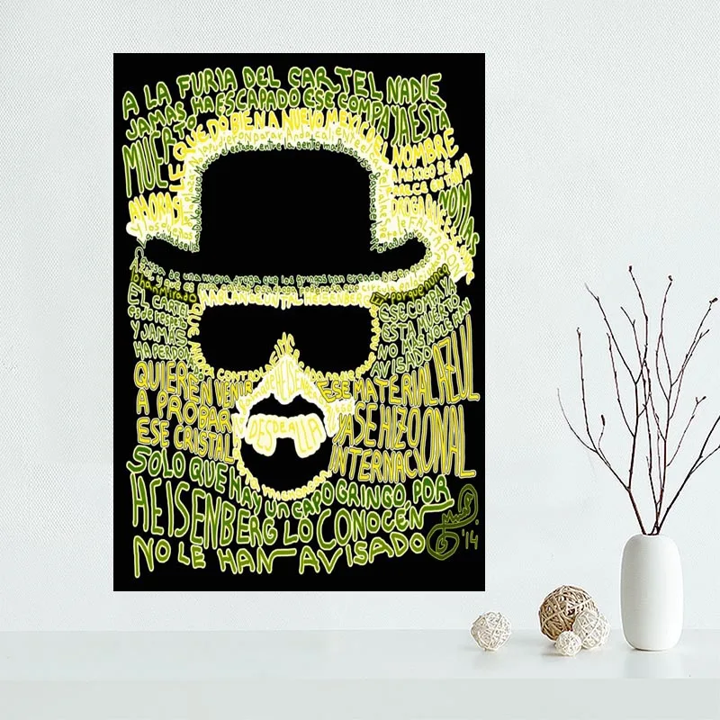 Плакат на заказ с надписью "I Am One Knocks", Шелковый плакат на холсте, модное украшение для дома, хороший дизайн, тканевый плакат - Цвет: 19