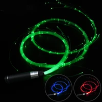 usb chargeable colorful fiber optic flashlight whip 360%c2%b0 light up waving holiday parties lighting for bar atmosphere props disco