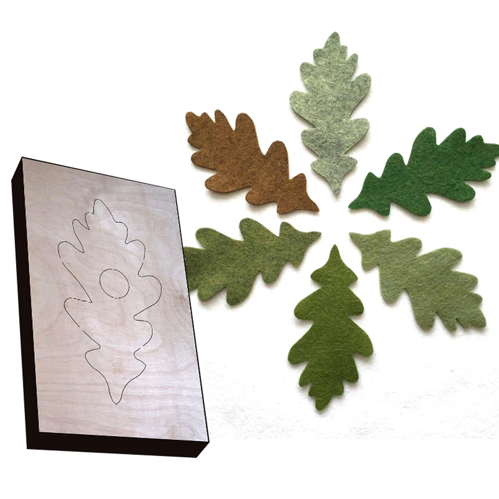 Сделай Сам кожаное ремесло дизайн листьев нож для высечки форма металлический Дырокол лезвие 70x35 мм размер на заказ