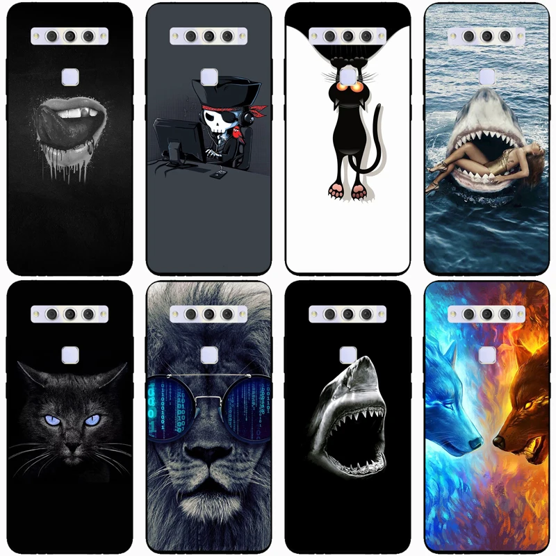 Мягкая накладка на заднюю панель из силиконовые чехлы для телефона TCL Plex