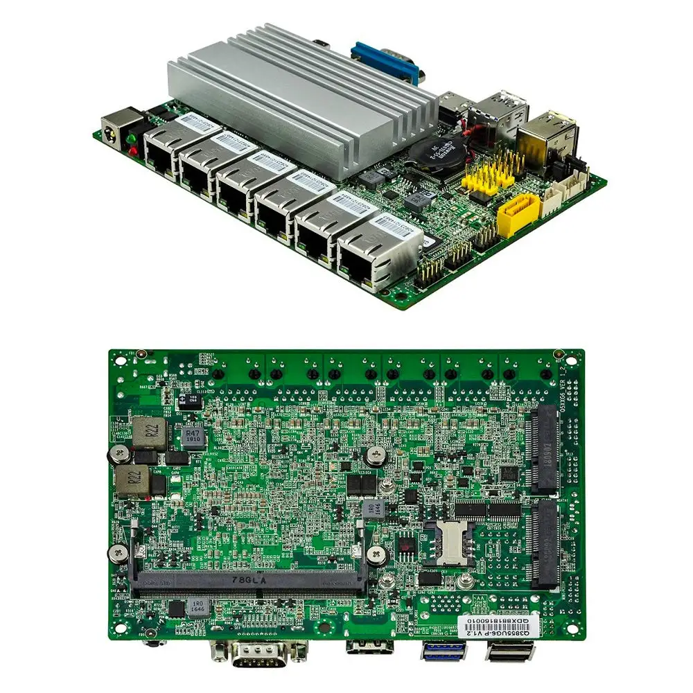 Фото Qotom 4 Lan Core i3/i5 мини ПК Q330G4/Q350G4 с трехъядерным i3 4005U/i5 4200U pfSense прибор какбрандмауэр AES Qotom 4 Lan Core i3/i5 мини ПК Q330G4/Q350G4 с трехъядерным i3 4005U/i5 4200U pfSense прибор какбрандмауэр AES