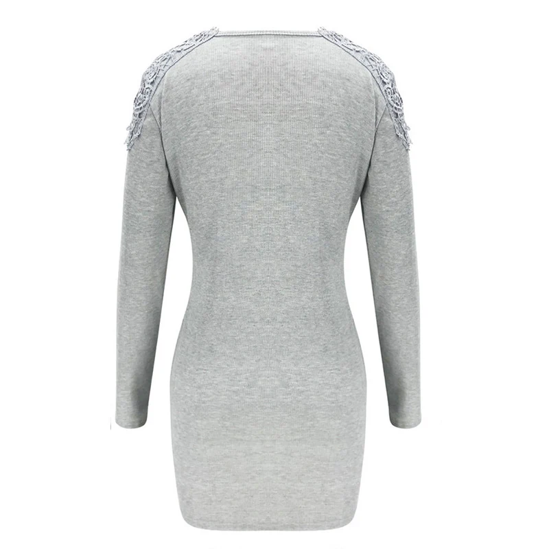 Женское кружевное лоскутное платье облегающее сексуальное мини-платье в рубчик