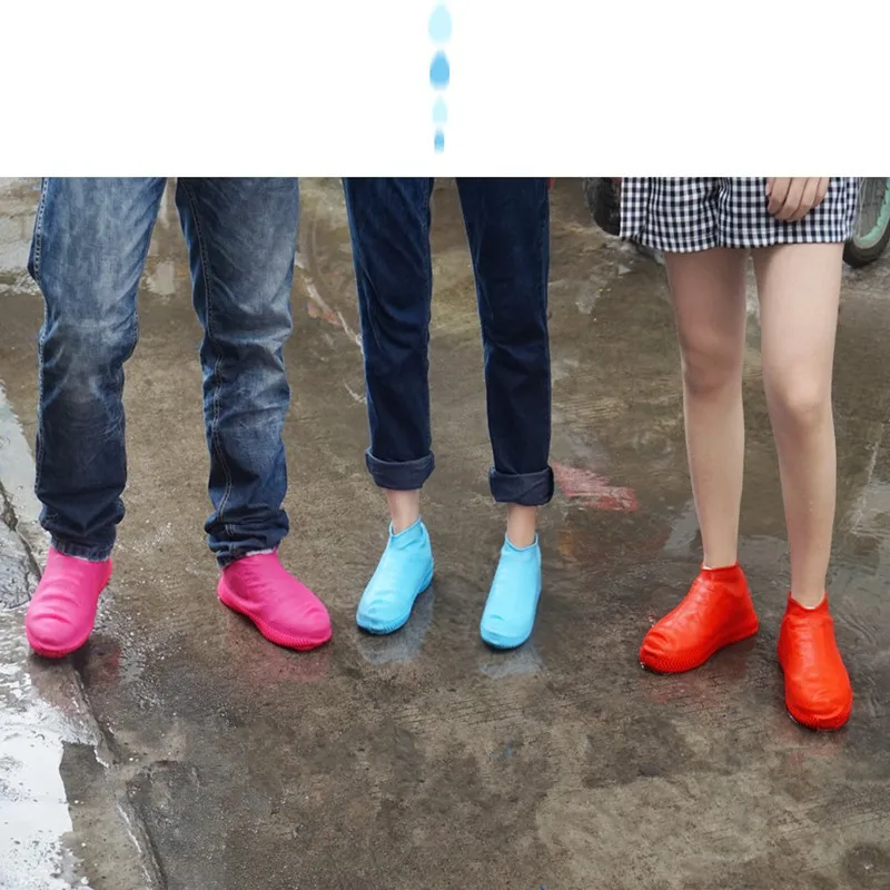 

Boots Waterproof Shoe Cover Silicone Material Unisex Shoes Protectors Rain Boots for Indoor Outdoor Rainy Days Reusable