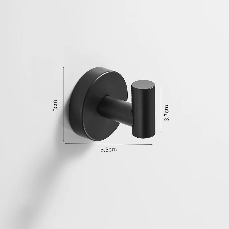 Черный/никелевый держатель для полотенец из нержавеющей стали 304 вешалка