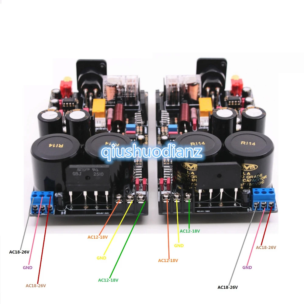 LM3886 полностью сбалансированная Плата усилителя мощности 120 Вт + HiFi Stereo 2-канальная