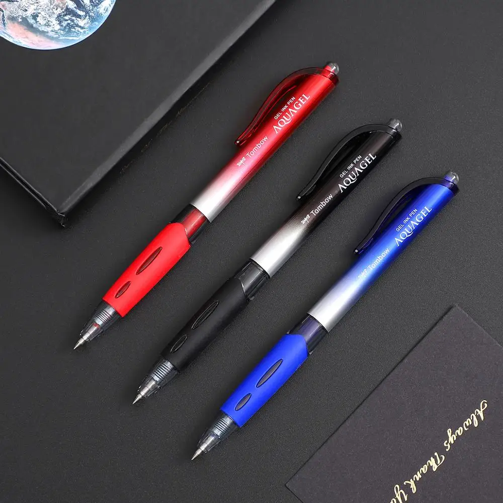 1 шт. 0 5 мм гелевая ручка с BJ KAG33 TOMBOW гладкая для письма черный синий красный цвет