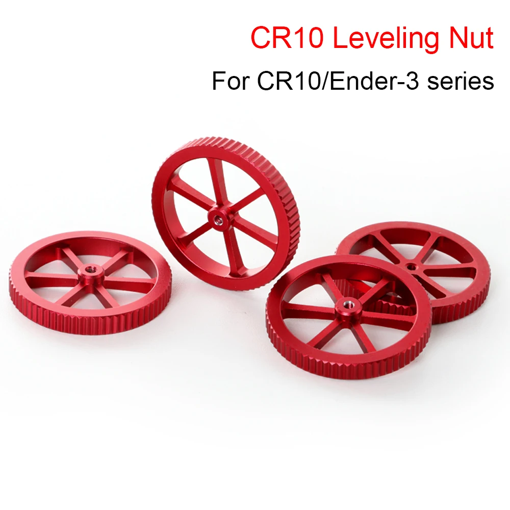 4 шт. CREALITY Hotbed Выравнивающая гайка Запчасти для 3D принтера Подогреваемая кровать