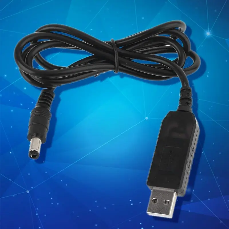 QC 3 0 USB к DC 12V 1.5A 5 5x2 1 мм повышающий кабель силовой линии для WiFi роутера