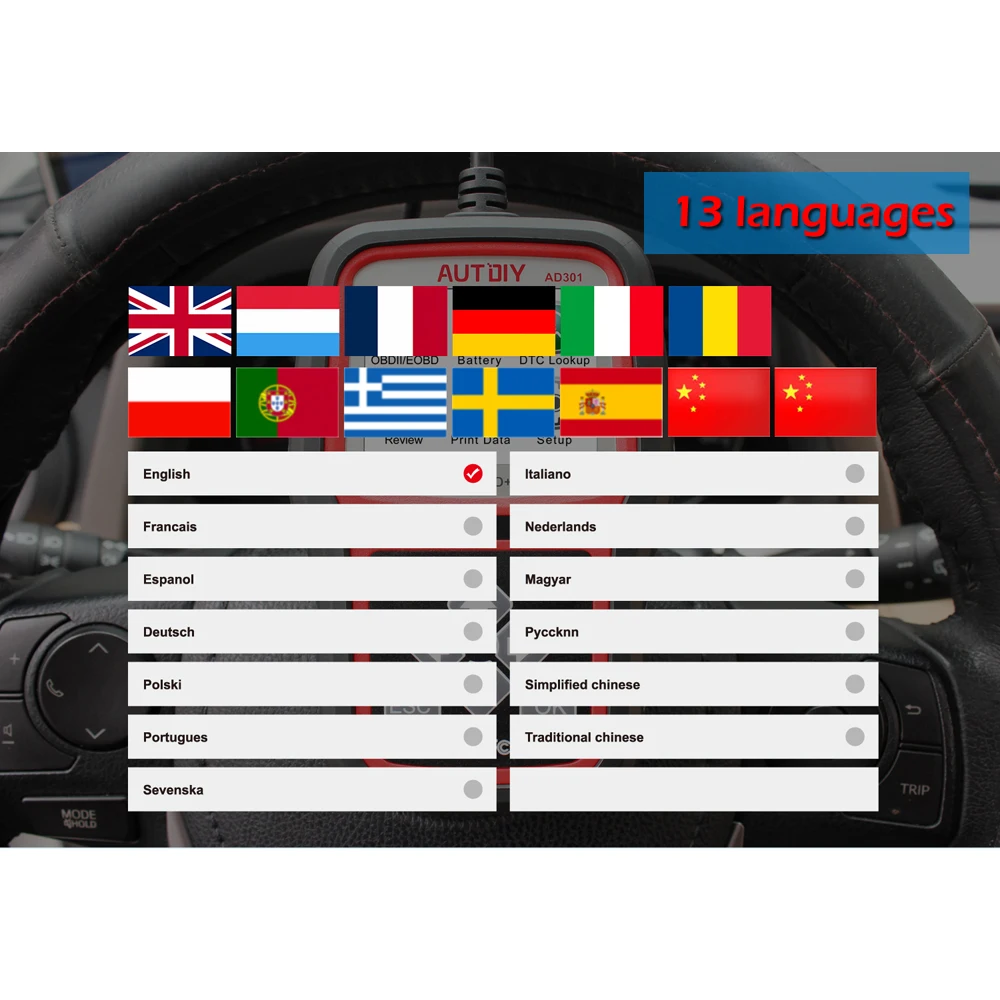 Автомобильный OBD сканер проверка двигателя авто диагностический инструмент