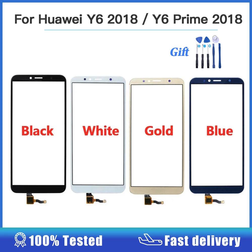 Сенсорный экран для Huawei Y6 2018 / Prime панель сенсорного экрана с дигитайзером Замена