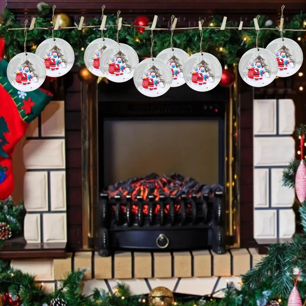 

5 шт., Новогодняя подвеска в виде Санта-Клауса