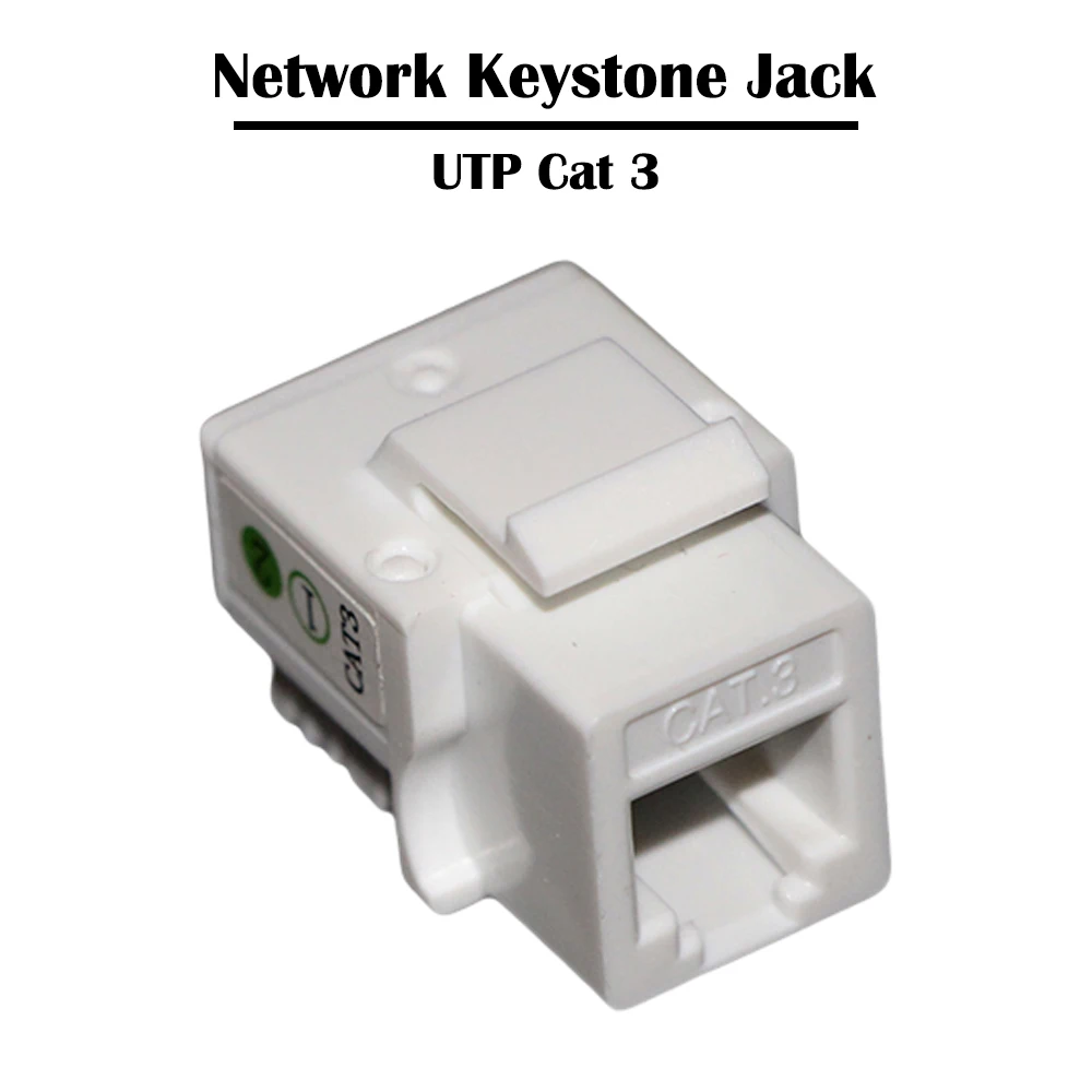 Сетевой тестер Keystone Jack Fluke с разъемом Ethernet 50 шт./лот Cat 3/Cat 5e/Cat 6 передача данных RJ11/RJ