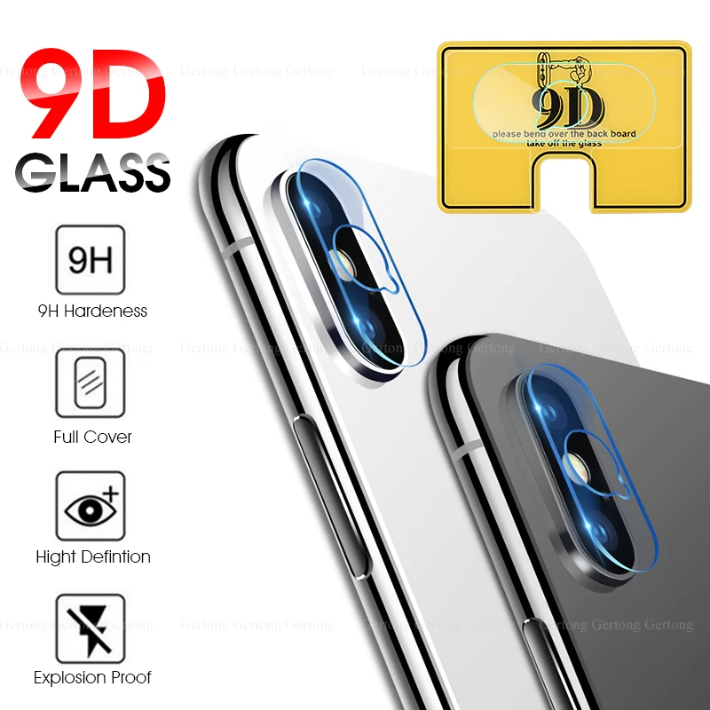 Стекло для объектива камеры 2 шт./лот 9D iPhone 11 Pro Max 2019 X XR XS Защитная пленка 8 7 Plus