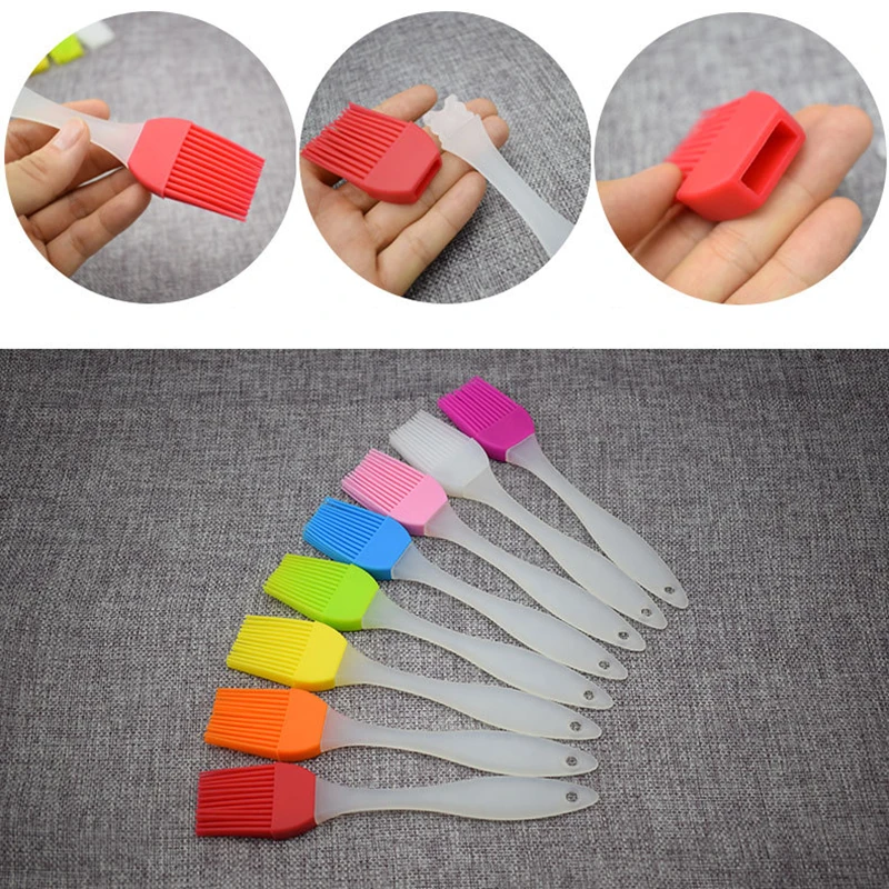 

1 PC Newest Silicone Baking Bakeware Bread Cook Brushes Pastry Oil BBQ Basting Brush Tool Kitchen Accessories Gadget Brushes