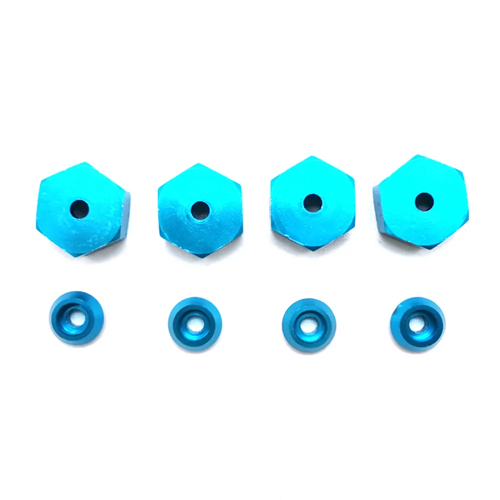 

4pcs 5mm to 12mm Metal Adapters Wheel Hub Combiner for WPL JJRC MN RC Truck Car Accessories