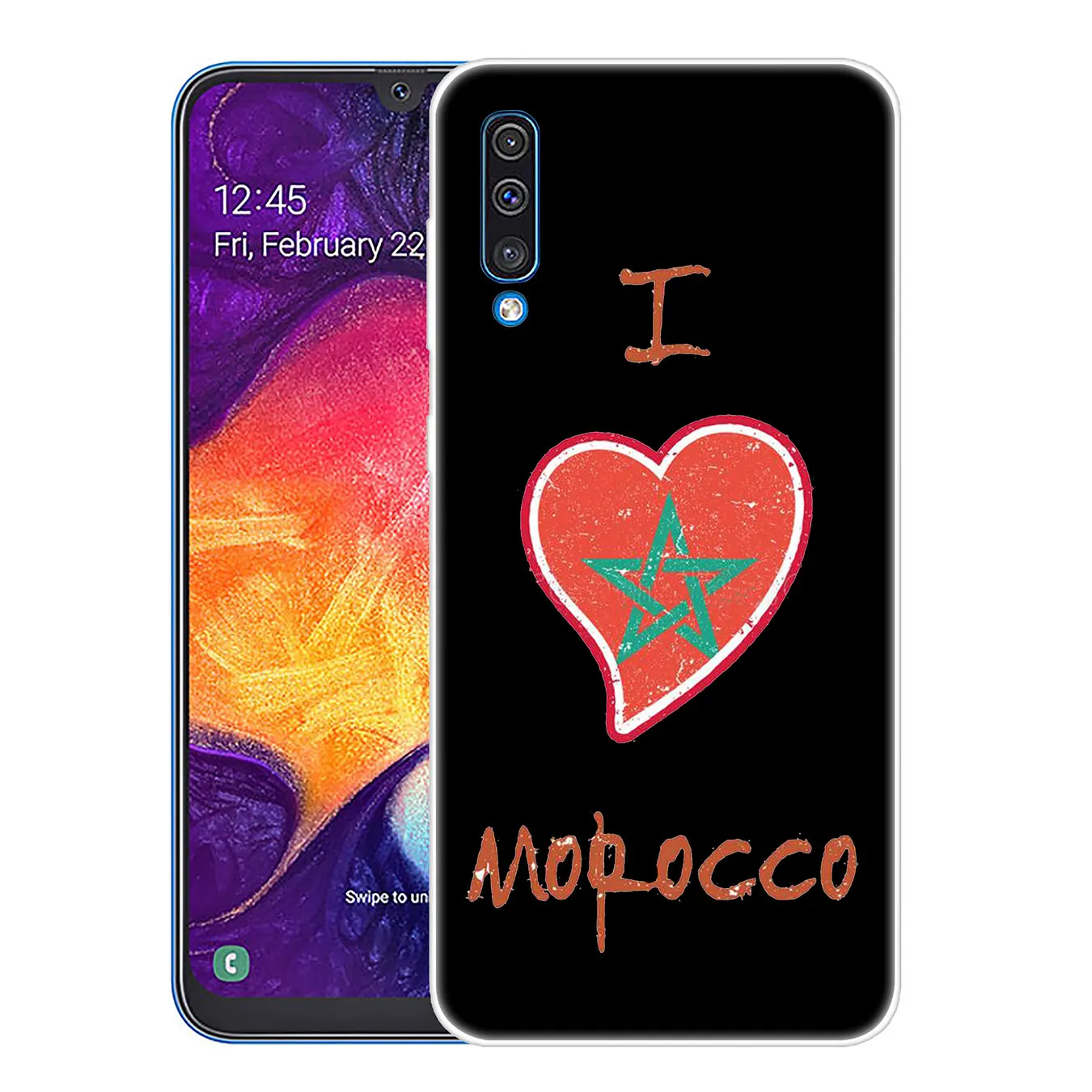 9 Lavaza с изображением флага Марокко футбол чехол для телефона чехол для samsung Galaxy A70 A60 A50 A40 A30 A20 A10 M10 M20 M30 M40 A20e крышка - Цвет: 9