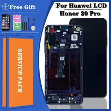 100%Original For Huawei Honor 20 Pro YAL-AL10,L41 Lcd Display Multi Touch Screen Replacement Tested Phone LCD Screen Digitizer