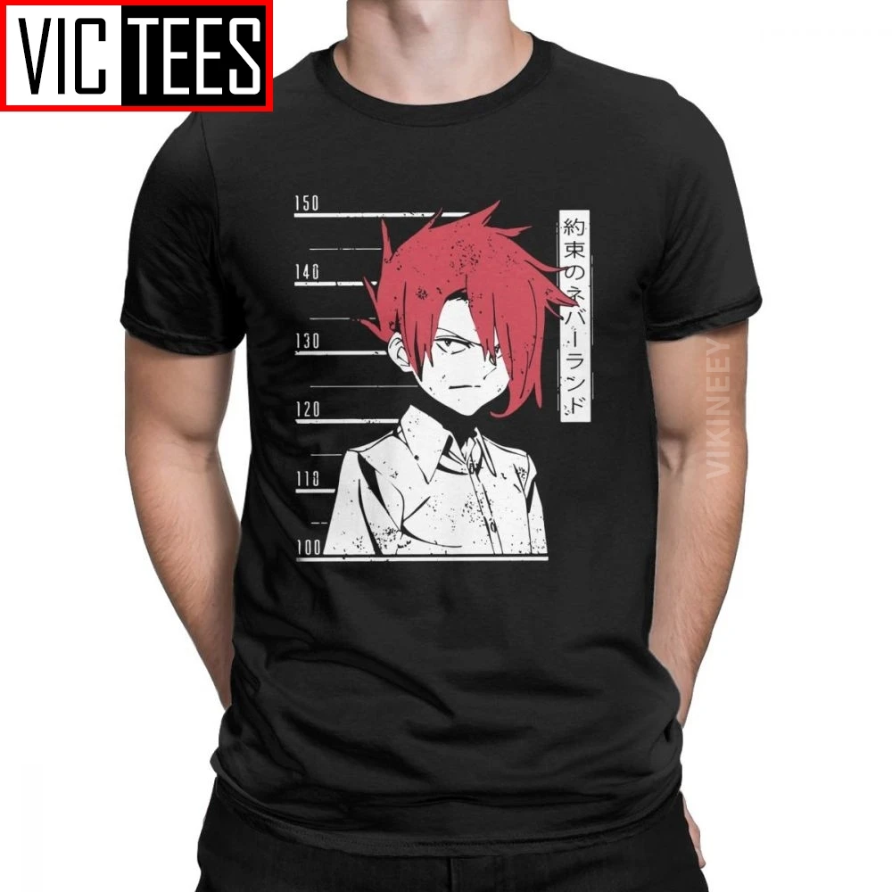 Мужская хлопковая футболка с принтом Эмма манга Норман вайпорвейв 2020|Мужские