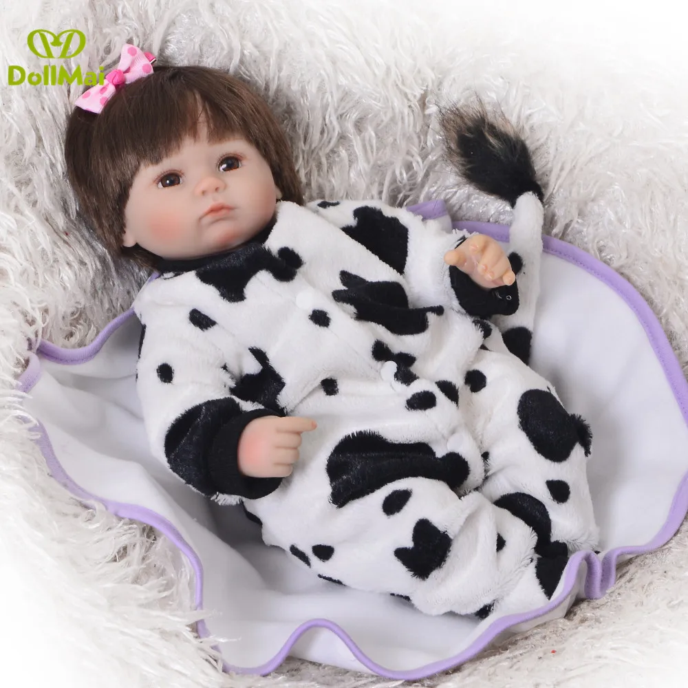 Bebes Кукла реборн 42 см Девочка мягкая силиконовая кукла Boneca reborn Brinquedos Bonecas детский
