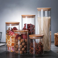 sealed mason glass jar high borosilicate kitchen storage jar coffee bean storage tank glass jar food container kitchen items