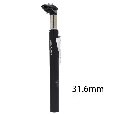 31.6mm black 27,2/28,6/30,1/30,4/30,8/30,9/31,6/33,9 мм MTB горный велосипед Подвеска Подседельный штырь амортизаторов офсетная печать демпфирования подседельный DH FR - Цвет: 31.6mm black
