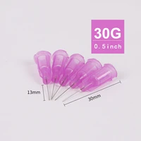 30g dispensing needles wholesale syringe needle 0 5 inch length blunt tip screw interface100pcs pack