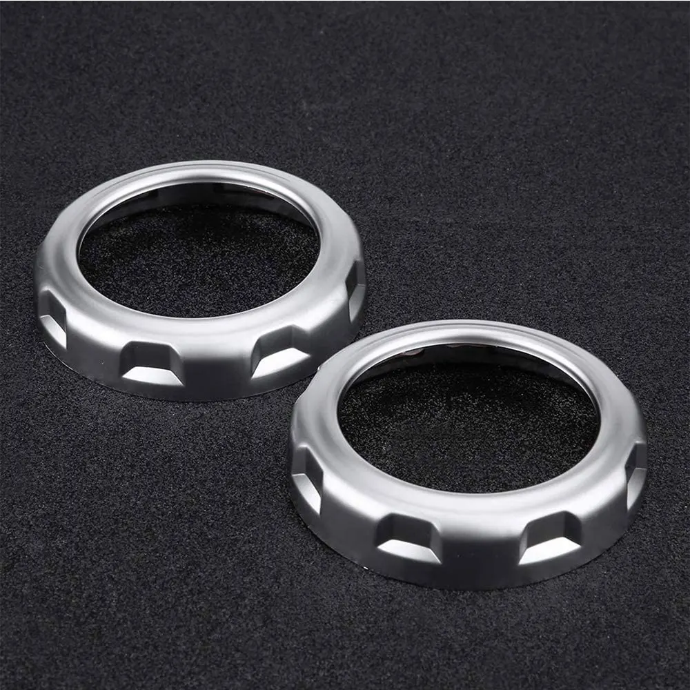 

For 2009-2016 Land Rover Discovery 4 LR4ABS silver car rear exhaust ventilation ring decorative strip sticker