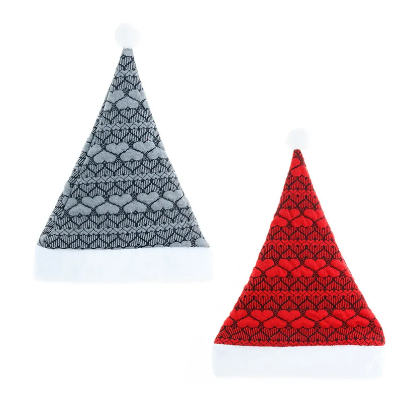 

Christmas Hats Plush Cap Xmas Party Props Santa Claus Hat Soft Warm Hat Christmas Gifts Noel Navidad 2020 New Year