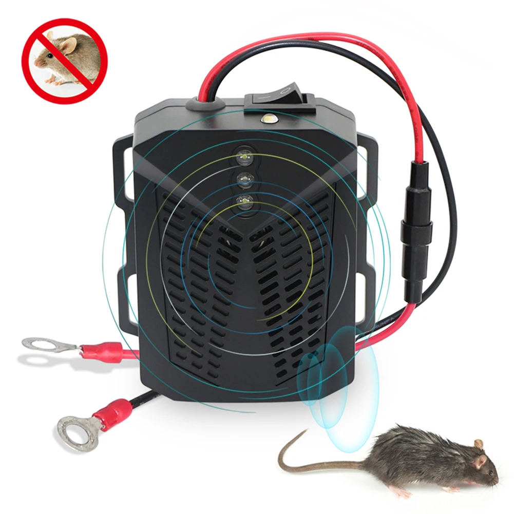 

Отпугиватель мышей, 12 В, ультразвуковой отпугиватель для мышей, нетоксичный, не содержит грызунов