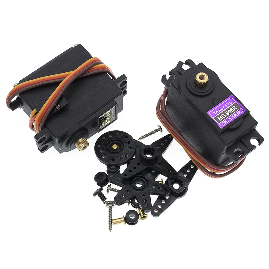 Сервоприводы Digital MG996R MG995 MG996 серводвигатель с металлическим приводом для