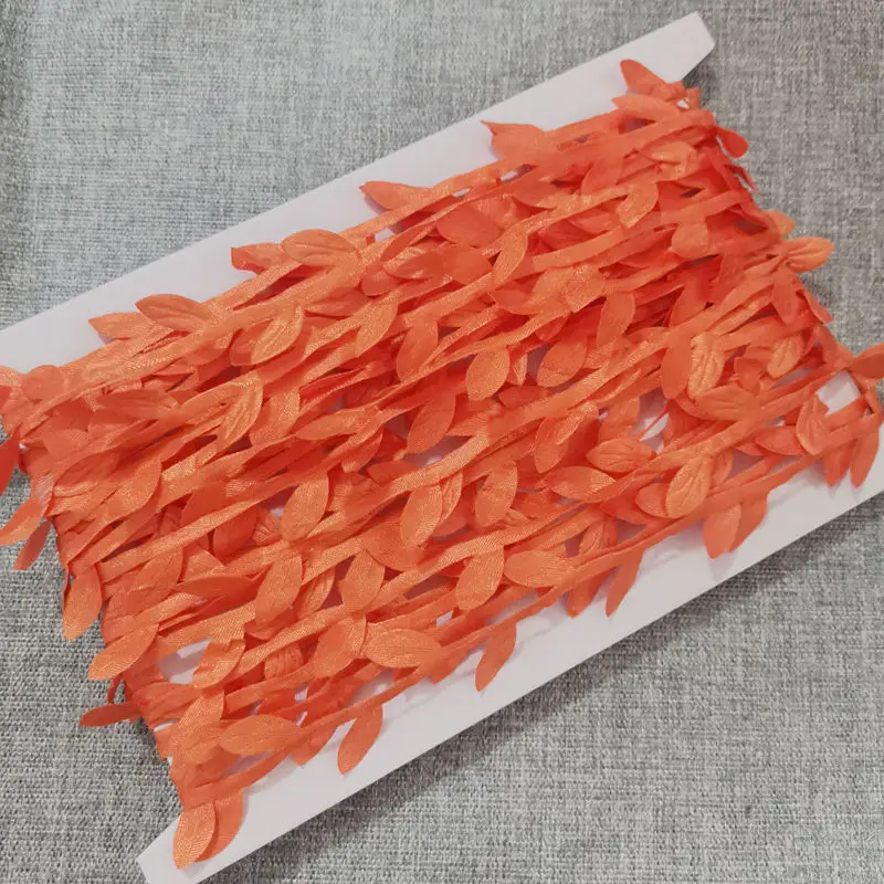 Имитация ротанговых листьев 10 м веревка ткань отделка для рукоделия шитье